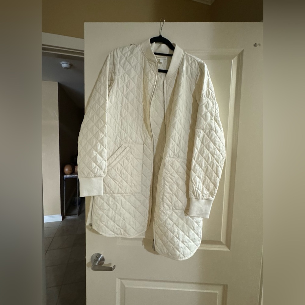 Zella Quilted Ivory Jacket